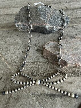 Navajo Pearl Bow Necklace